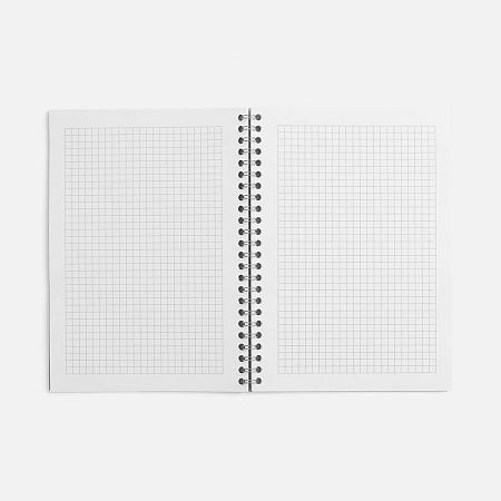 Блокнот Salvador в клетку, черный ver.2