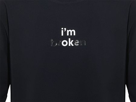 Футболка оверсайз «Vienna» унисекс с нанесением Трафарет Скульптура 2 цвета, размер S