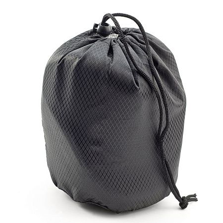 Подушка для путешествий с капюшоном Shon, тёмно-серая