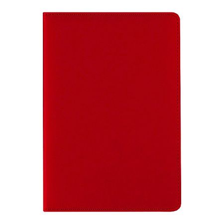 Ежедневник City Soft А5, красный, недатированный, в твердой обложке с поролоном