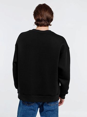 Свитшот оверсайз унисекс True Self, черный, размер L