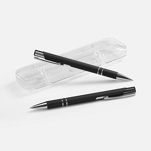 Набор из 2 ручек Keskus Soft Touch, черный