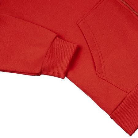 Толстовка на молнии с капюшоном Siverga Heavy 2.0, красная, размер M