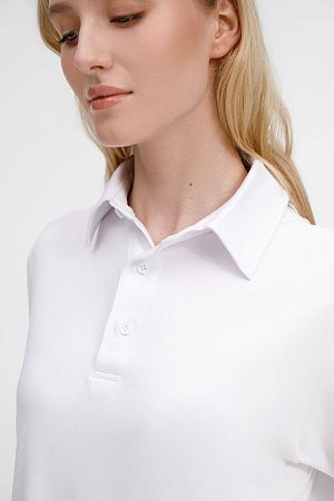 Рубашка поло унисекс Senti, белая, размер XL