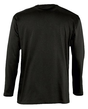 Футболка с длинным рукавом Monarch 150, черная, размер S