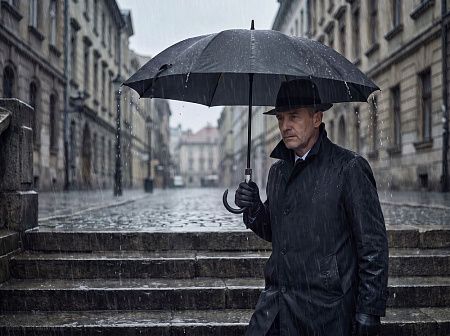 Зонт-трость Rainzee, черный