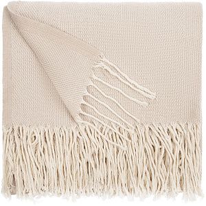 Плед «Сенеж», серо-синий