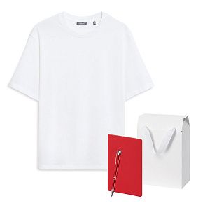 Набор с одеждой RUST (футболка, блокнот, ручка), белый/красный, 3XL/4XL
