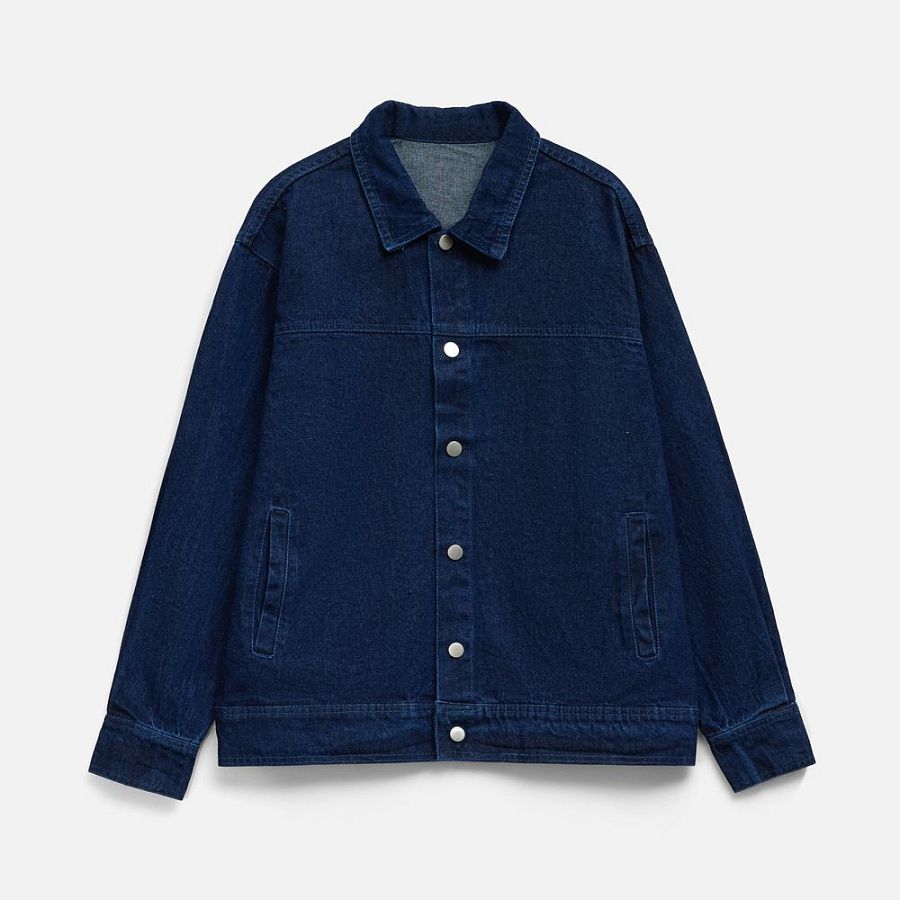 Куртка джинсовая O1, темно-синяя, размер M/L