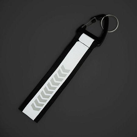 Светоотражающий брелок Flashline, серый с черным