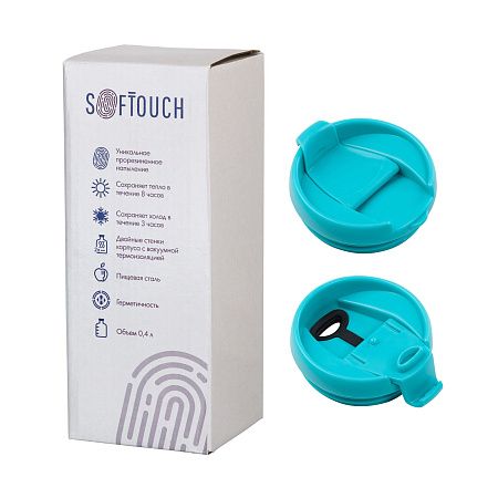 Термостакан "Монтана" 400 мл, покрытие soft touch