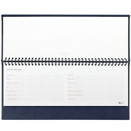 Планинг Sagrin, датированный, темно-синий