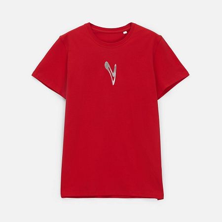 Футболка мужская T-bolka Stretch, красная, размер M v2