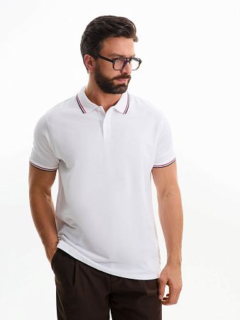 Рубашка поло мужская Prestige Men, белая, размер S