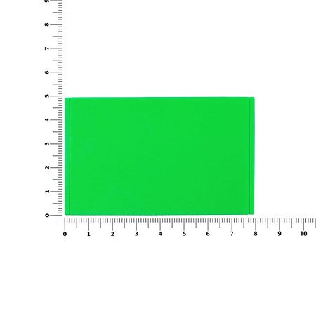 Лейбл из ПВХ Dzeta, ХL, зеленый неон