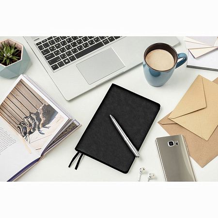 Ежедневник Flexy Ausone A5, фиолетовый, недатированный, в гибкой обложке