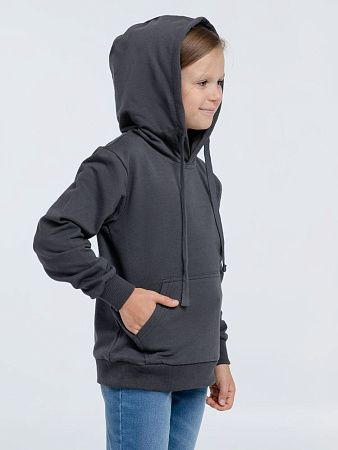 Худи детское Kirenga Kids 2.0, темно-серое (графит), размер 14 лет (154-164 см)
