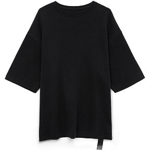 Джемпер с коротким рукавом Siluetti Volumica, черный, размер XL/2XL