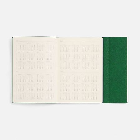 Ежедневник Petrus Flap, недатированный, зеленый