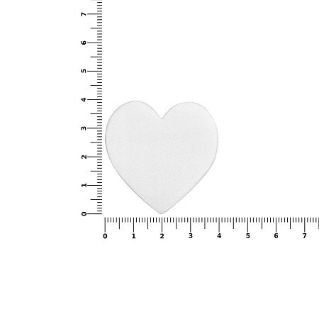 Наклейка тканевая Lunga Cor, M, белая