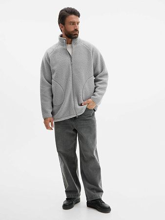 Куртка унисекс Oblako 2.0, светло-серая, размер M