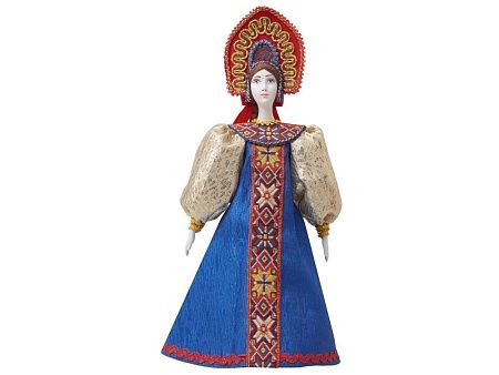 Подарочный набор: кукла фарфоровая, мёд с грецким орехом