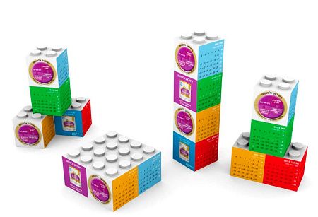 Календари «Кубики» Lego