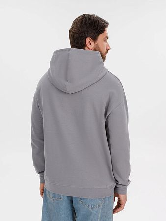 Худи оверсайз унисекс Outshine, серое, размер XL/2XL