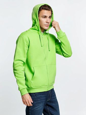 Толстовка на молнии с капюшоном Siverga Heavy 2.0, зеленое яблоко, размер 3XL