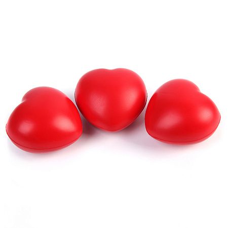 Антистресс Сердце,  красный