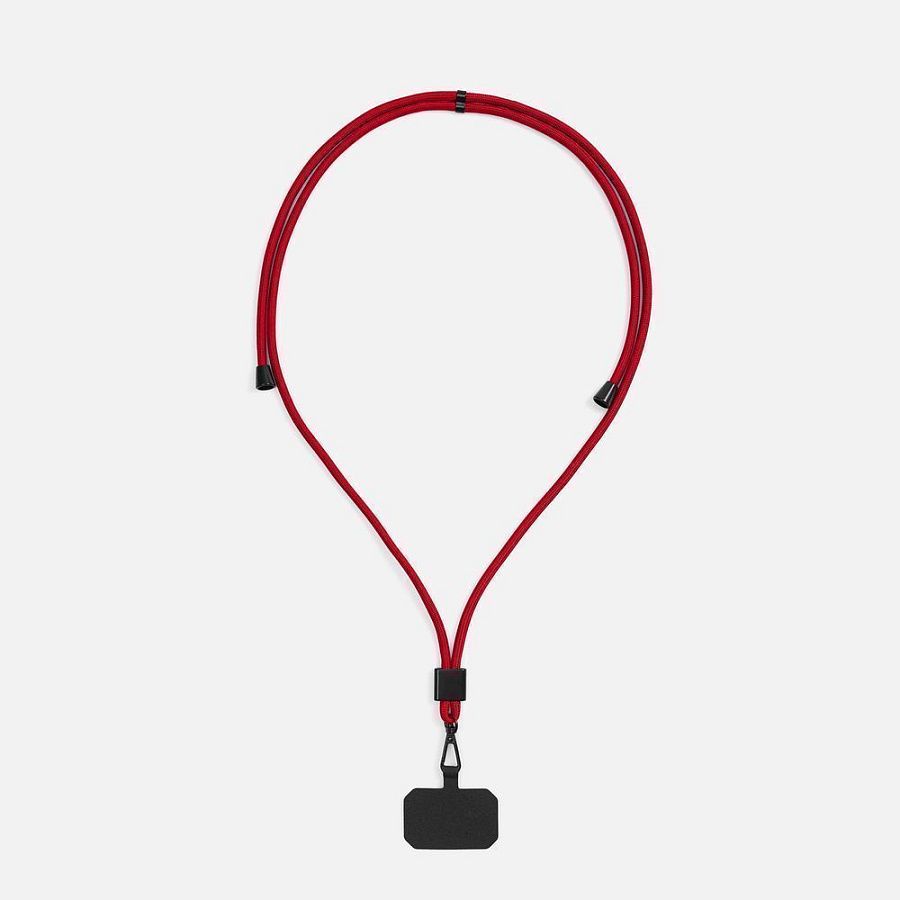 Шнурок для телефона TrendHand, красный