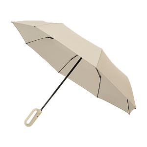 Зонт складной Азимут (Azimut), бежевый