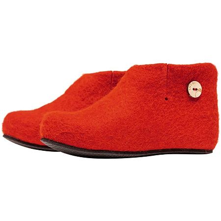 Домашние валенки Wild, красные, размер 35