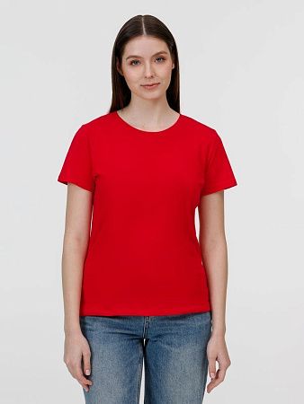 Футболка женская E150, красная, размер L