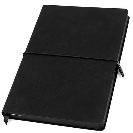 Ежедневник A5 недатированный Massimo в мягком переплёте, темно-синий