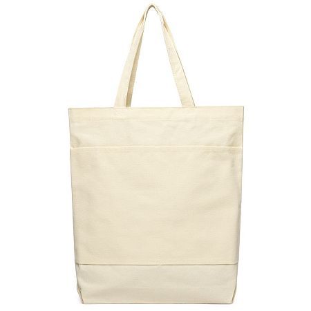 Сумка для покупок JETTA с карманами 325 г/м², натуральная
