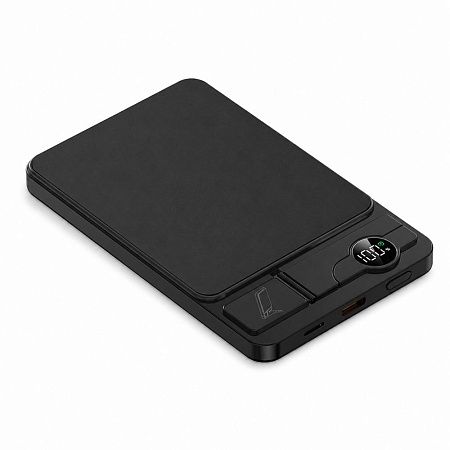 Внешний аккумулятор c беспроводной зарядкой Superb, 5000 mAh, черный