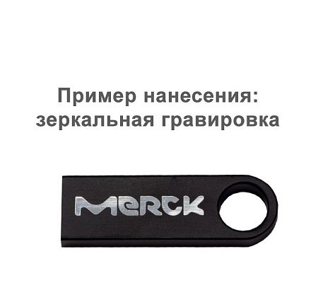 Флеш накопитель USB 2.0 Ring 32GB, металл, черный