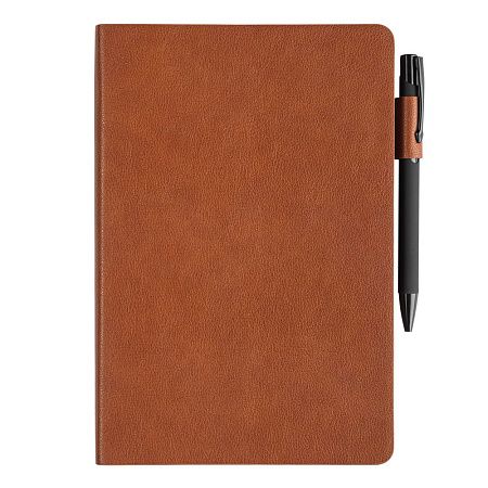 Ежедневник Flexy Asstra Petrus A5, светло-коричневый, недатированный, в гибкой обложке