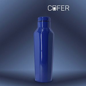 Термобутылка для напитков E-shape (белый)