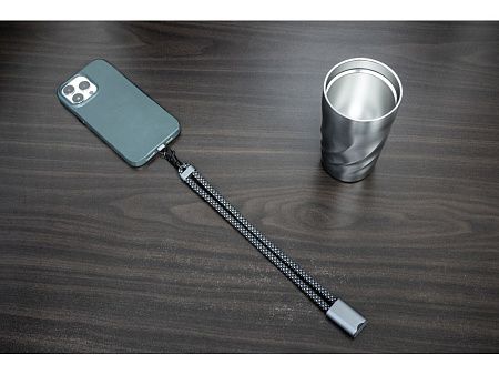 Ремешок-держатель для телефона с зарядным кабелем USB-C - USB-C «Lany Wristband Charge Eco»