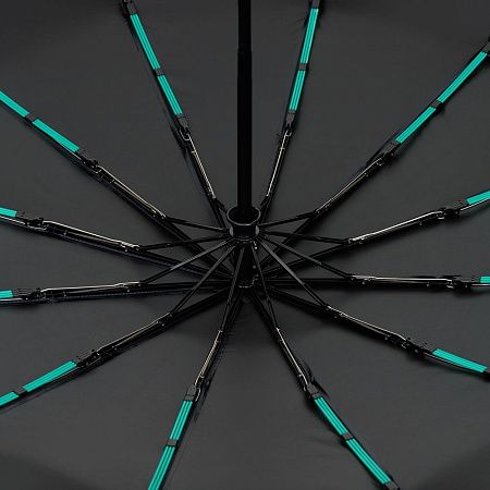 Зонт складной с УФ-защитой Ribstar, темно-синий