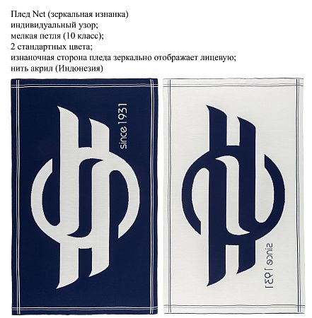 Вязаные пледы Net