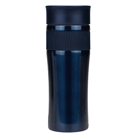 Термокружка вакуумная Поло (Polo), синяя