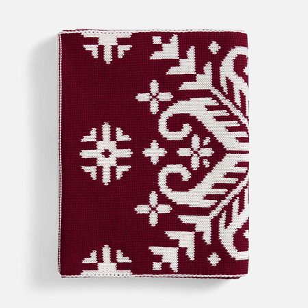 Шарф Wintertude L, красный с белым