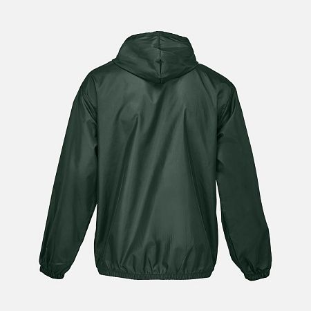 Ветровка унисекс Shield, темно-зеленая, размер XL