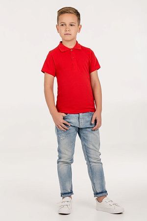Рубашка поло детская Virma Kids, красная, размер 12 лет (142-152 см)