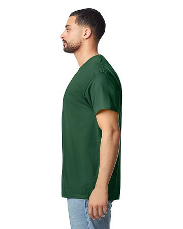 Футболка LIGHT COTTON, ТЕМНО-ЗЕЛЕНЫЙ XS