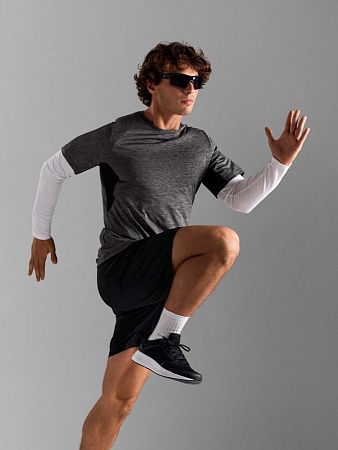 Футболка спортивная унисекс Storm, черная, размер XL