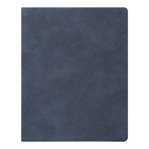 Еженедельник Urban Suede A4, синий, недатированный, в полугибкой обложке
